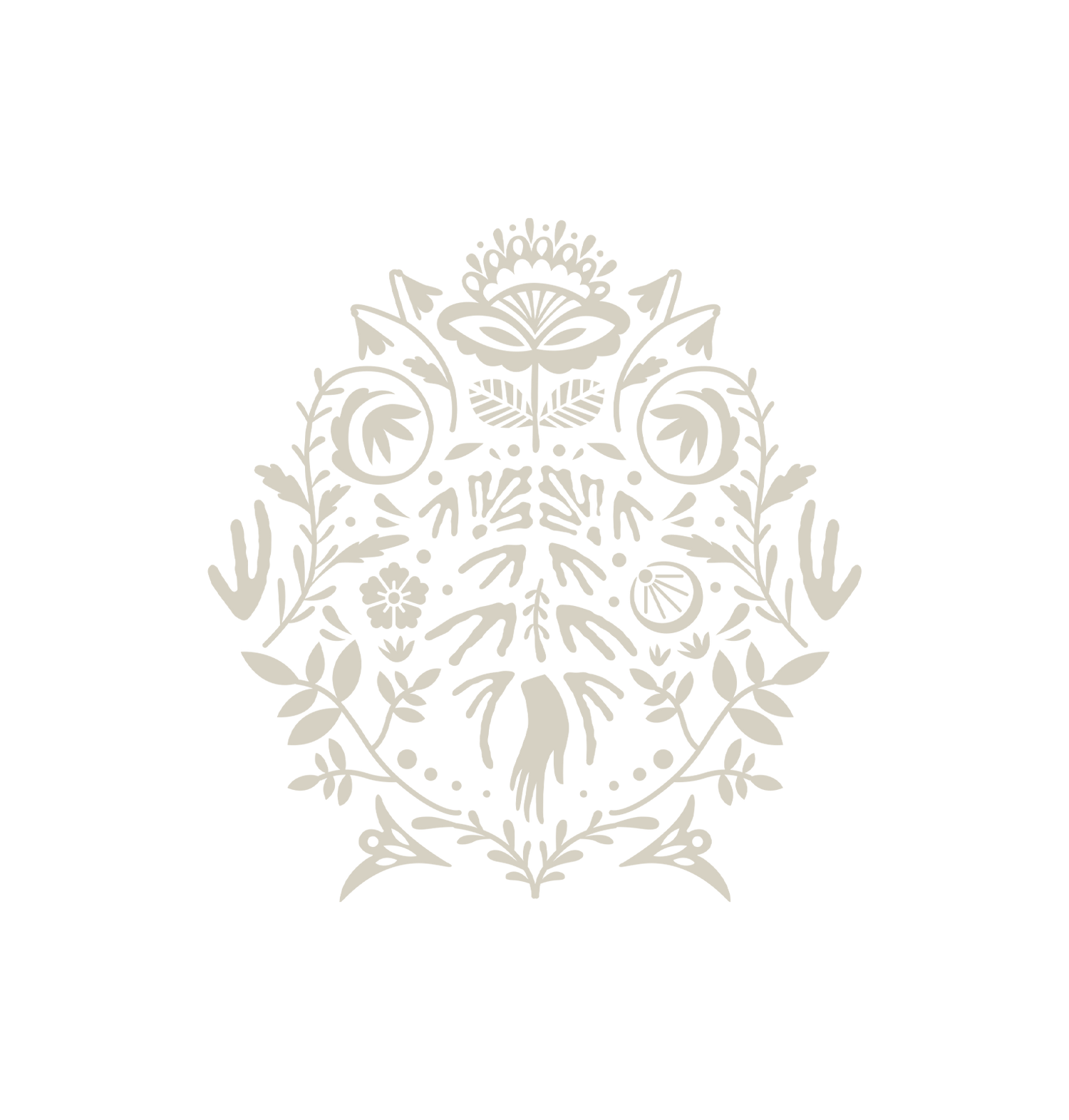 Nocturnal skincare logo. Luxury skincare inspired by Japandi. Japanese & Scandinavian cultures combined.
